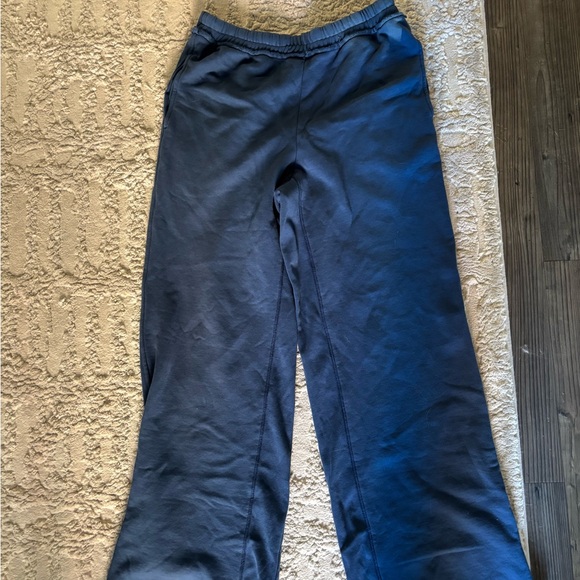 SKIMS Navy Blue Zip-Up Hoodie and Sweatpants - Picture 2 of 3